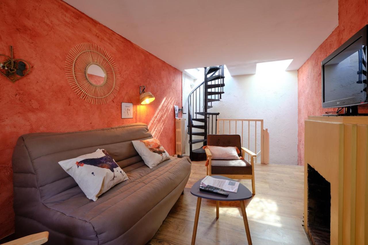 Ferienwohnung Mon Toit Carcassonnais •Hypercentre •Terrasse •Vue Carcassonne Exterior foto
